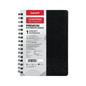 Luxor A4 Premium Ruled Notebook - Spiral Binding, 160 Pages, 1 pc